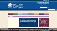 Desktop Screenshot of parrocchiadiquargnento.it