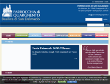 Tablet Screenshot of parrocchiadiquargnento.it